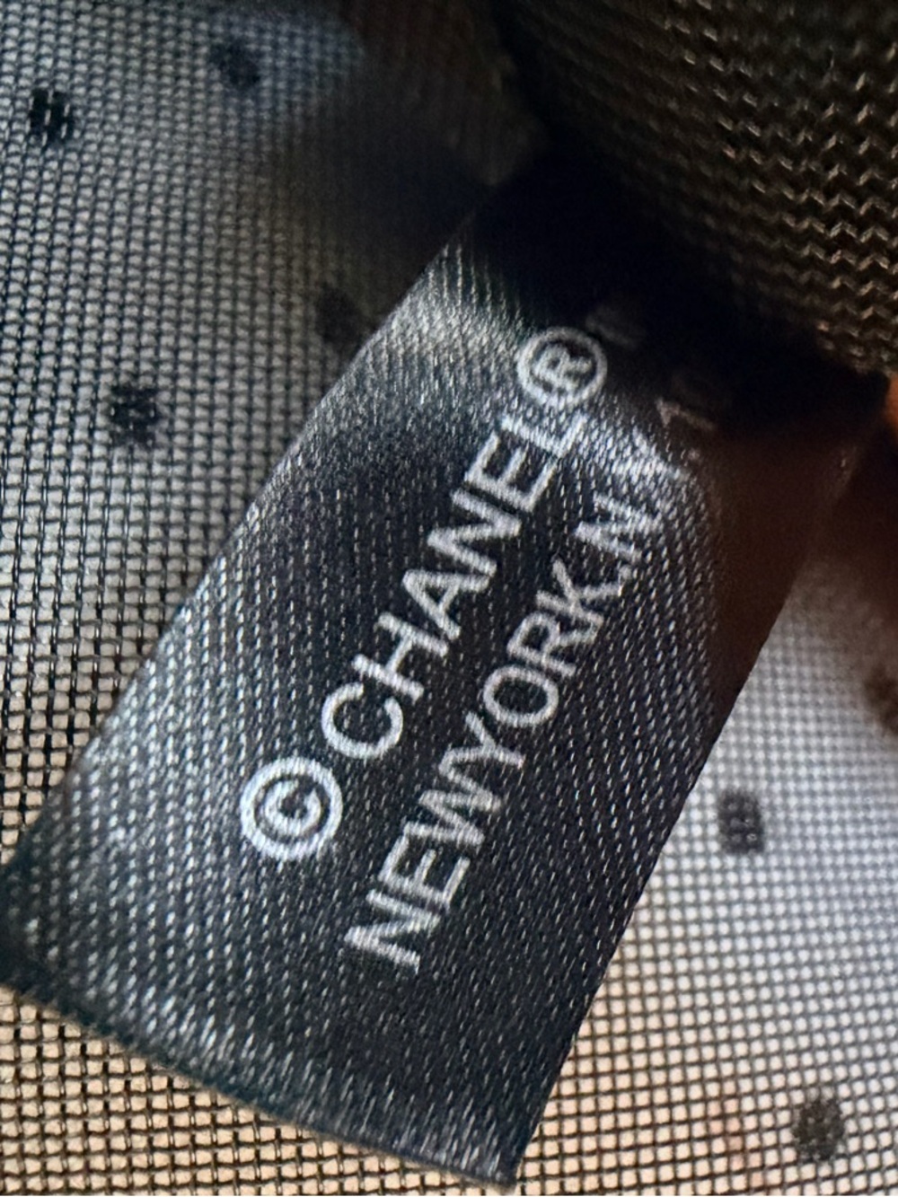 BRAND NEW Chanel Beaute Black Mesh Bag w Gold Chain & Matching Mesh Pouch - Picture 12 of 16